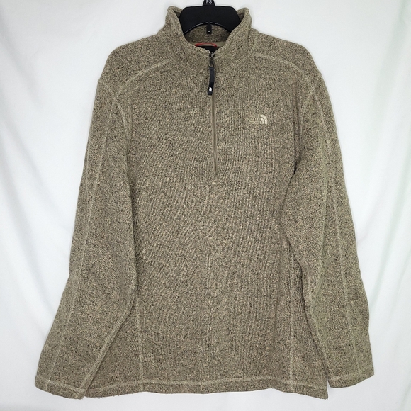 THE NORTH FACE Men's 1/4 Zip Mockneck Pullover Sweater XL - Picture 1 of 11